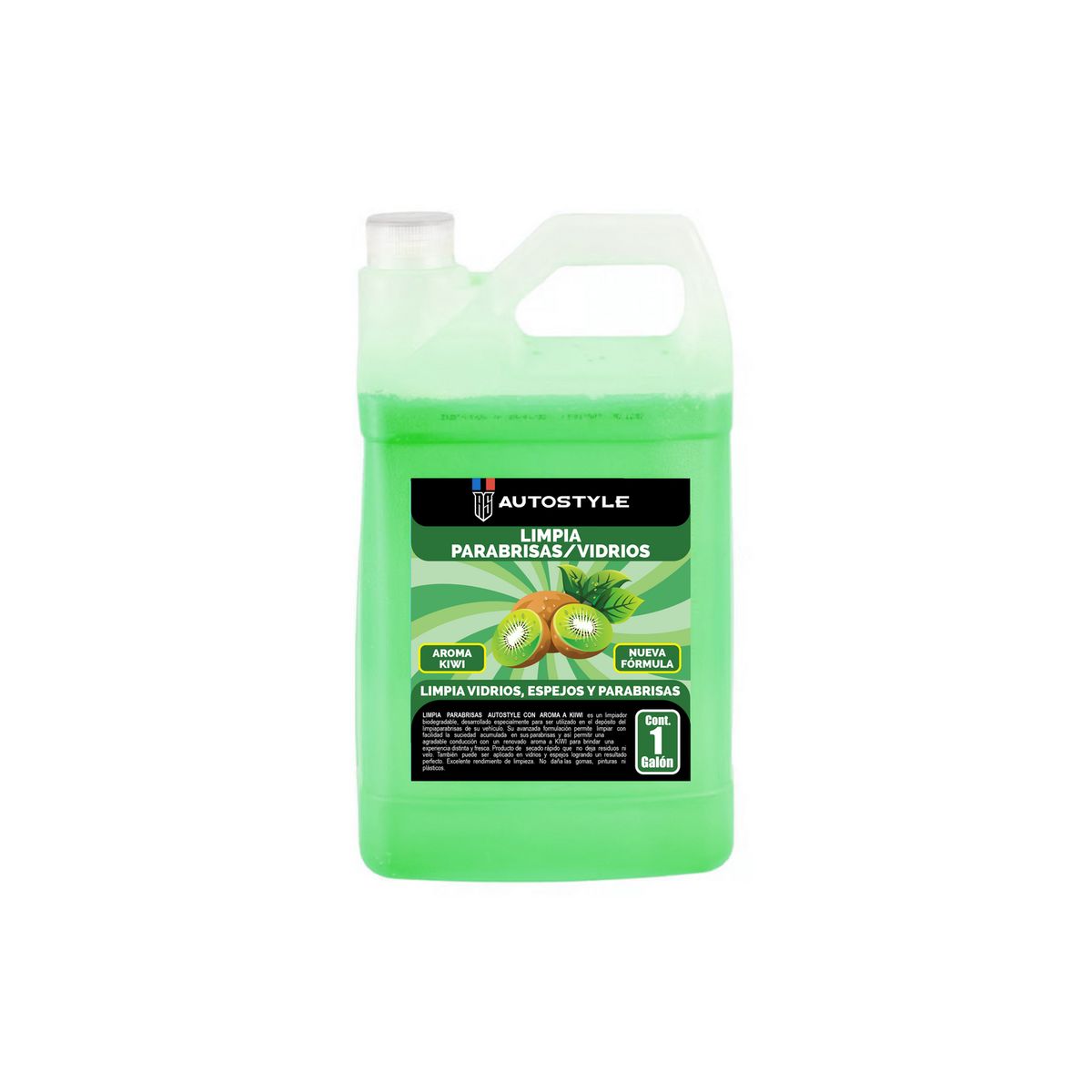 AUTOSTYLE - Limpia Parabrisas Aroma Kiwi 1 Galón