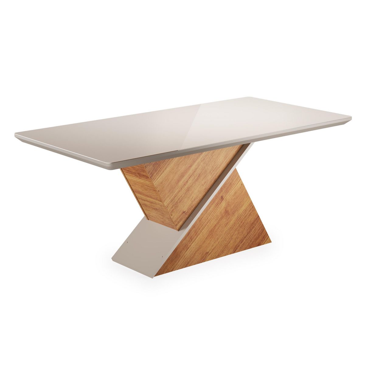 DI PORETTI - Juego de comedor Elite 8 Sillas Mesa Rectangular 200x78x90 cm Blanco