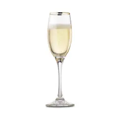 ALLEGRA - Set 4 Copas de Champán 180 ml Vidrio Transparente