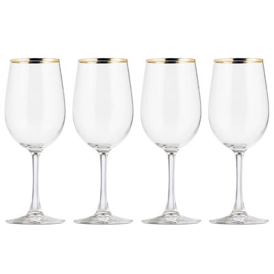 Imagen 2 del producto Set 4 Copas de Vino tinto 320 ml Vidrio Transparente