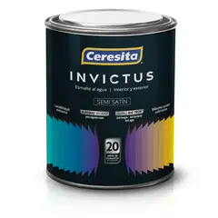 CERESITA - Esmalte al agua Galón 0.25 galón(es) Semisatín Blanco Invictus