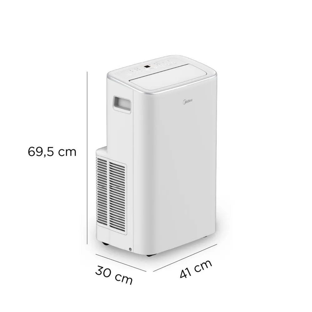Midea SmartFlex MPPXA-12HRN8 Portátil 12000 BTU Frío/Calor Wi-Fi Blanco, foto 10