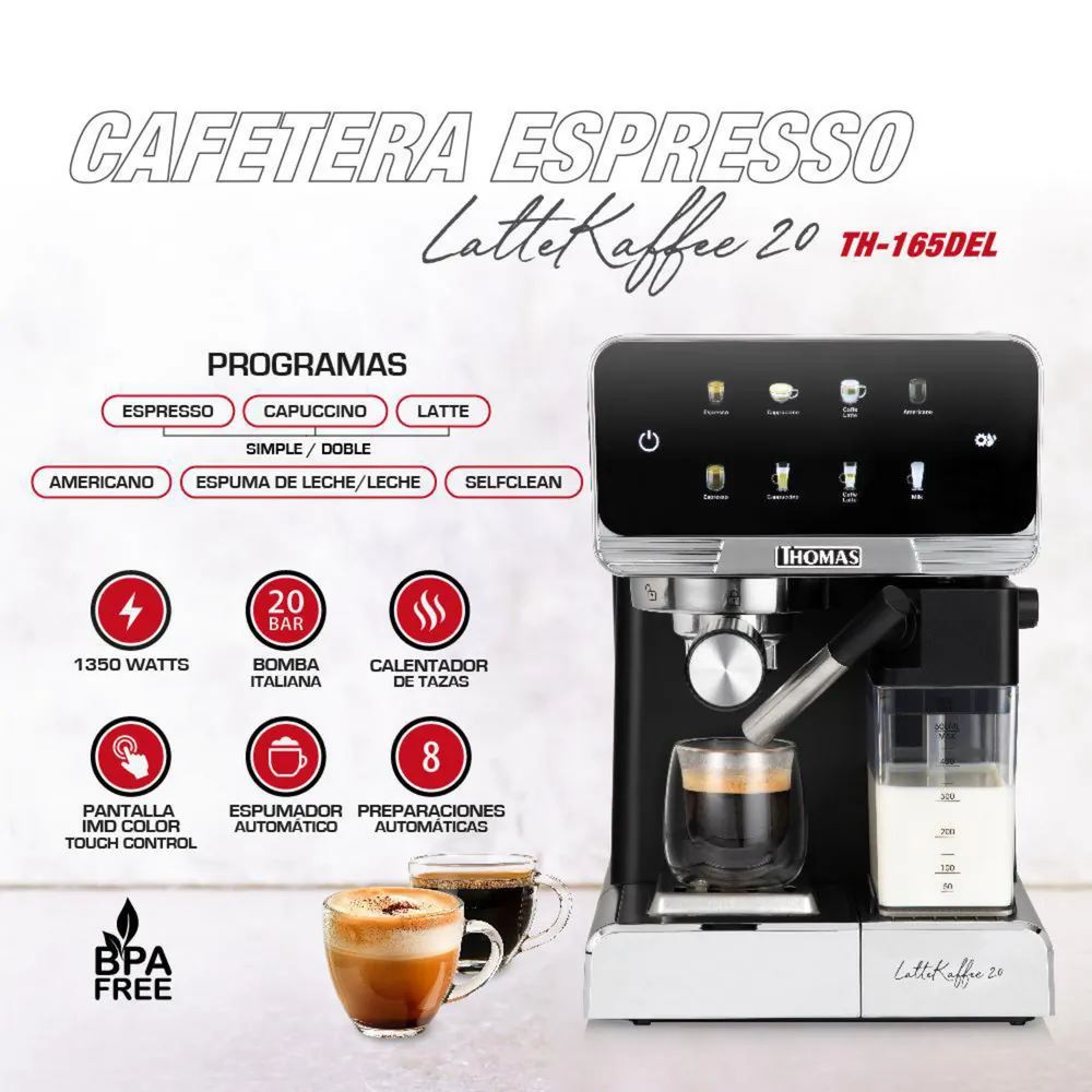 Cafetera 1.8 l 1350 W Negro, foto 2