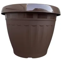 Macetero de Plástico 50x45 cm Chocolate