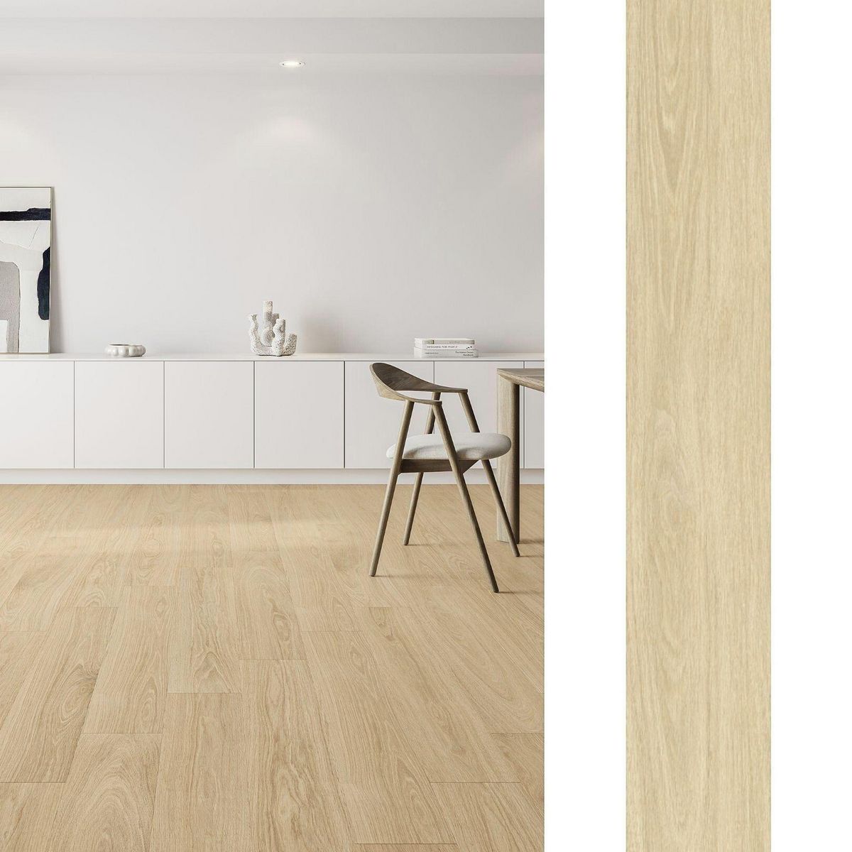 EMBRAMACO - Porcelanato 20x122 cm Carvalho Noruega Marron Claro 1.47 m2