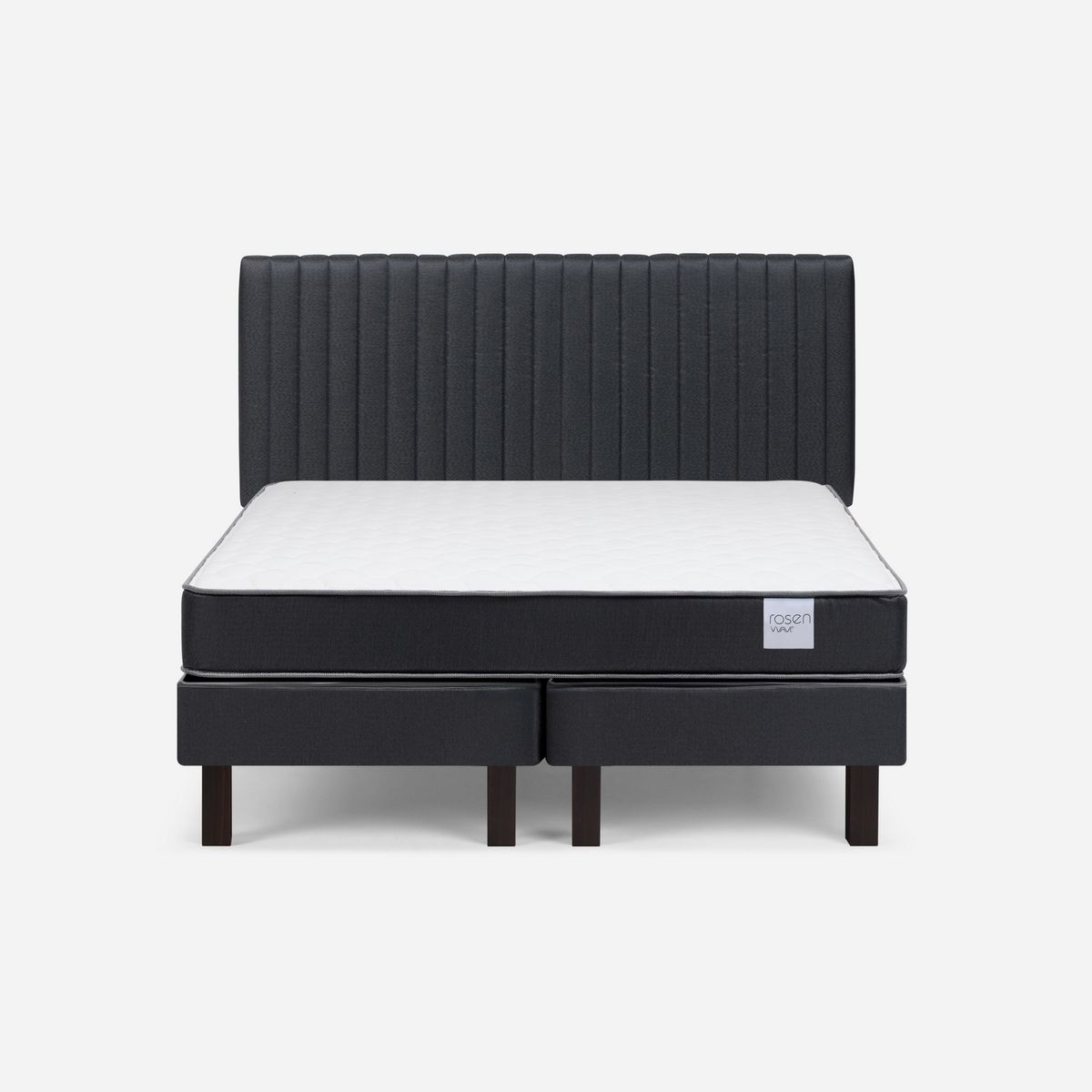 ROSEN - Cama Europea Wave 2 plazas Respaldo Lucio