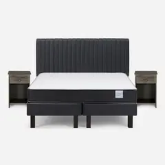 ROSEN - Cama Europea Wave 2 plazas Muebles Lucio