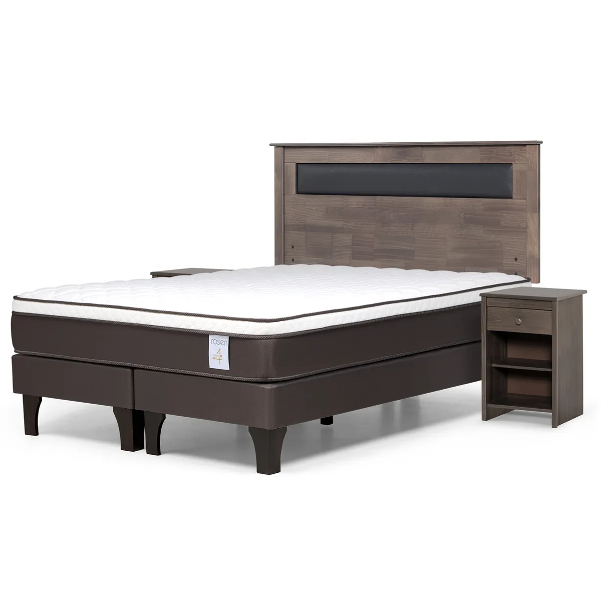 ROSEN - Cama Europea New Style 4 Plus 2 plazas Muebles Ferrara