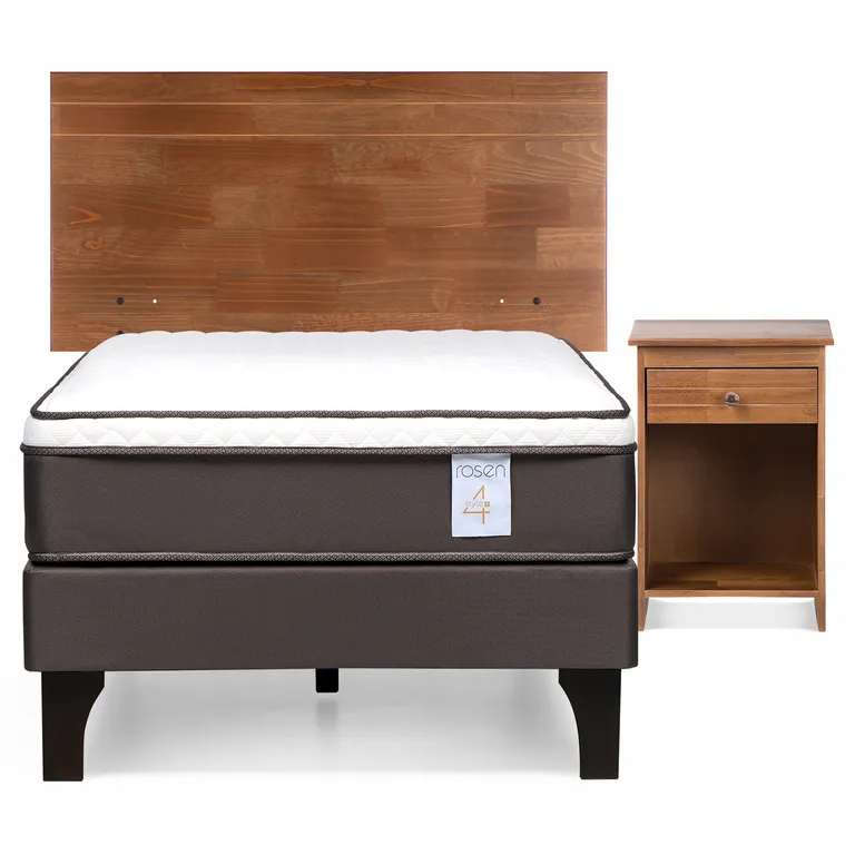 ROSEN Cama Europea New Style 4 Plus 1,5 plazas Muebles Tabor
