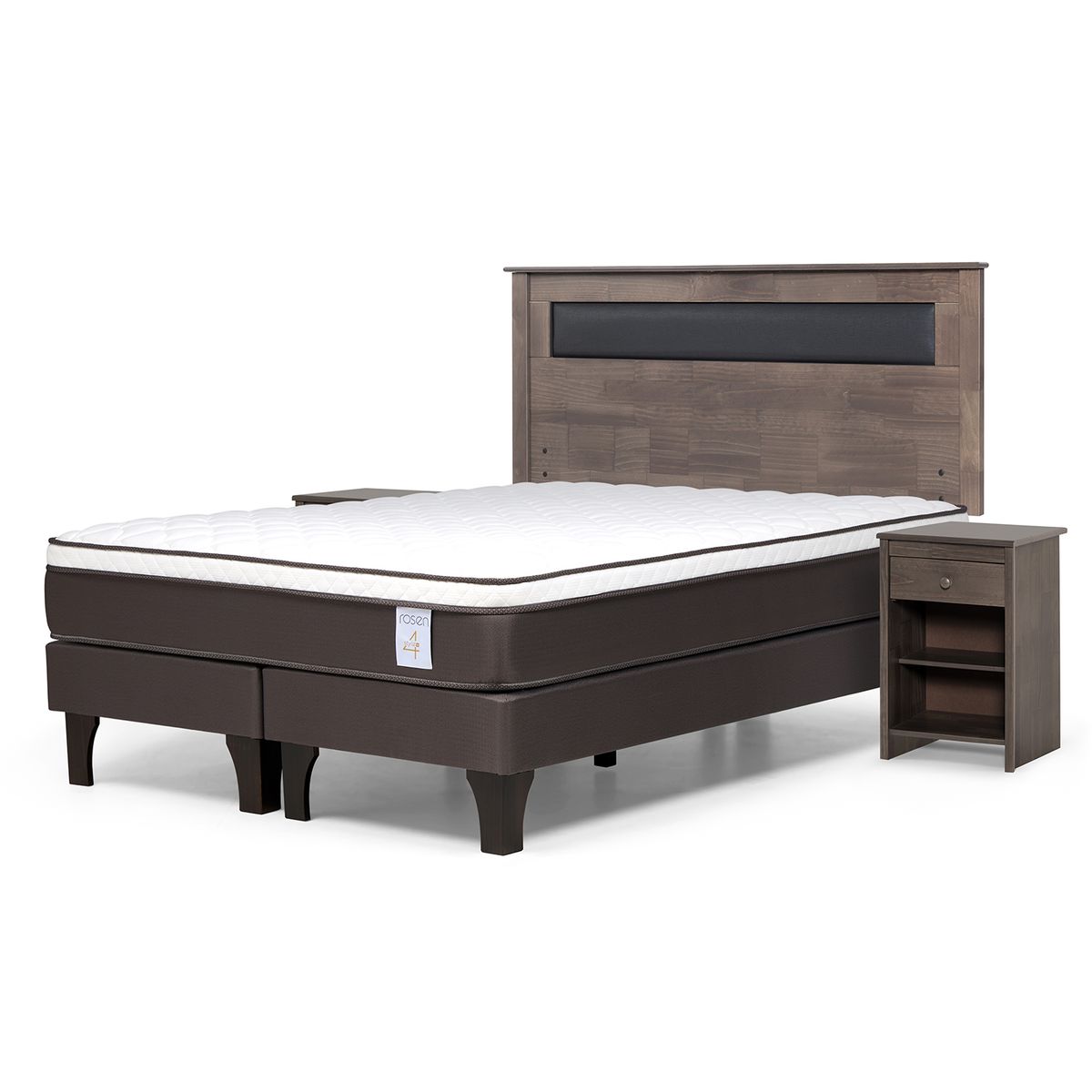 ROSEN - Cama Europea New Style 4 Plus King Muebles Ferrara