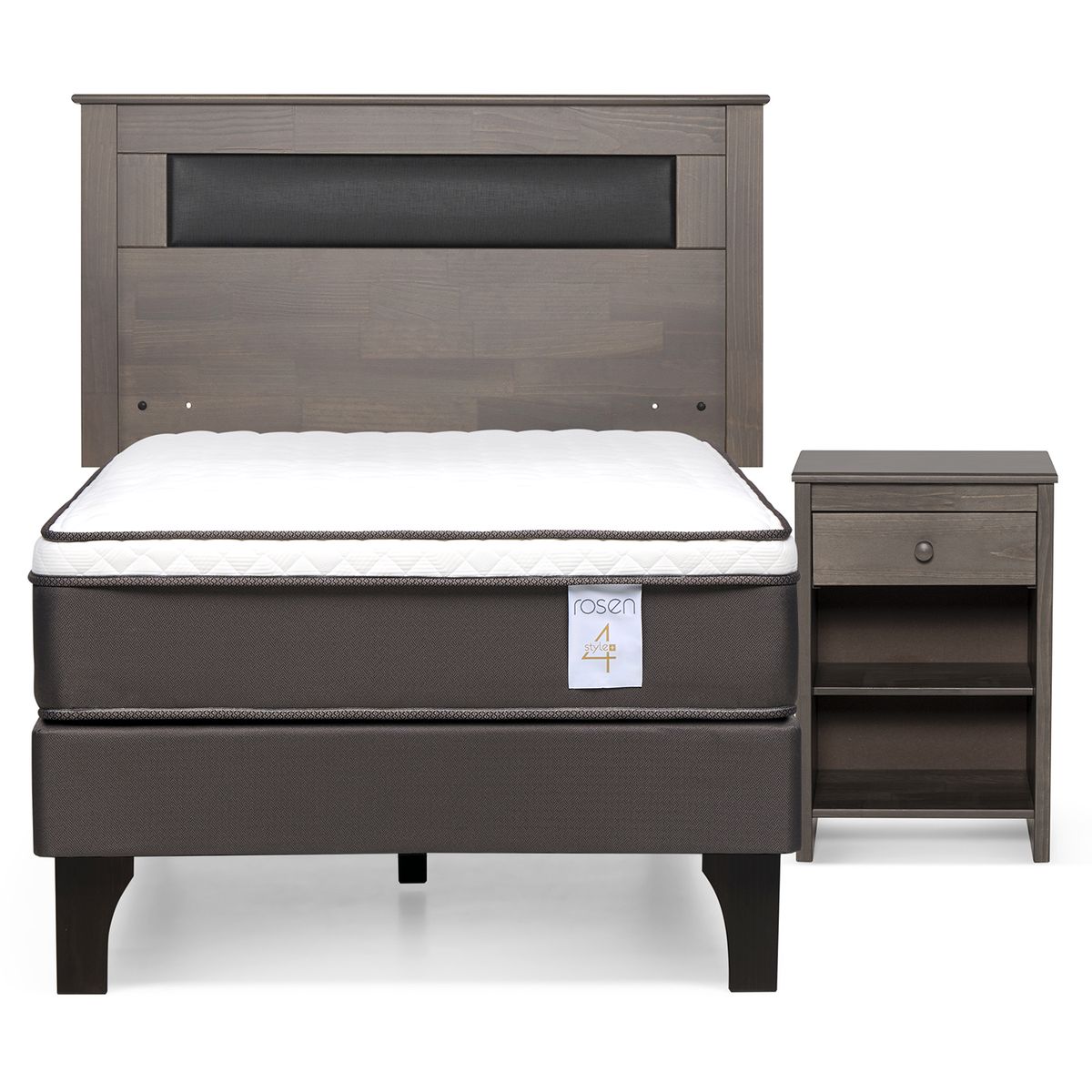 ROSEN - Cama Europea New Style 4 Plus 1,5 plazas Muebles Ferrara