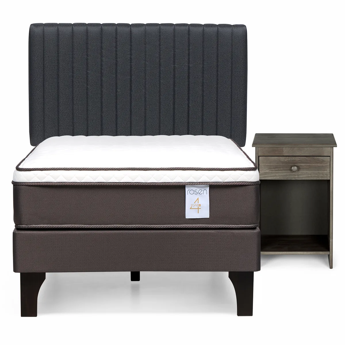 ROSEN - Cama Europea New Style 4 Plus 1,5 plazas Muebles Lucio