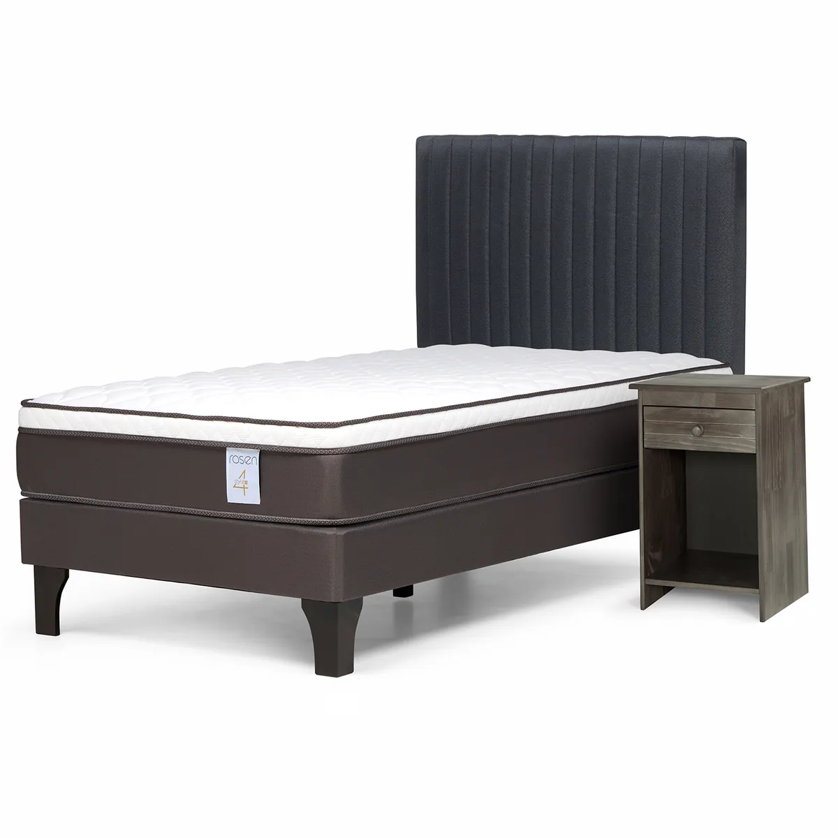 ROSEN - Cama Europea New Style 4 Plus 1,5 plazas Muebles Lucio