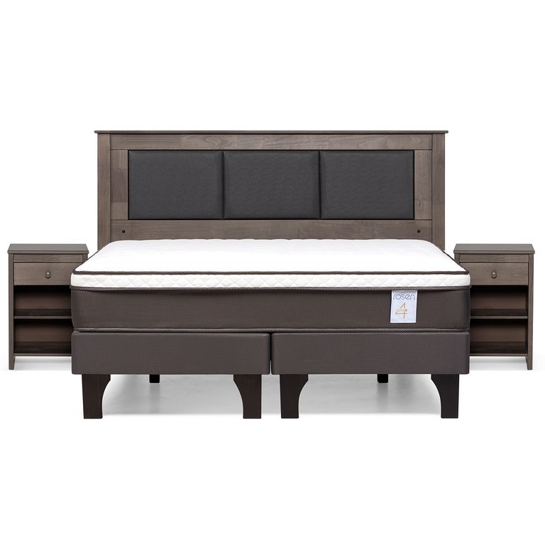 ROSEN Cama Europea New Style 4 Plus King Muebles Rachel