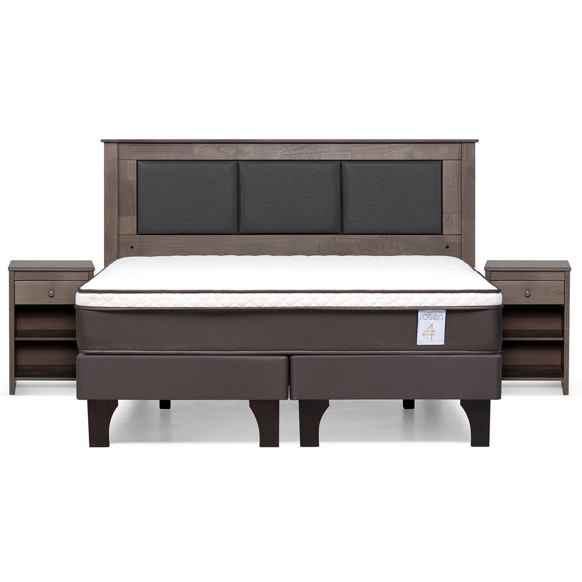 ROSEN - Cama Europea New Style 4 Plus King Muebles Rachel