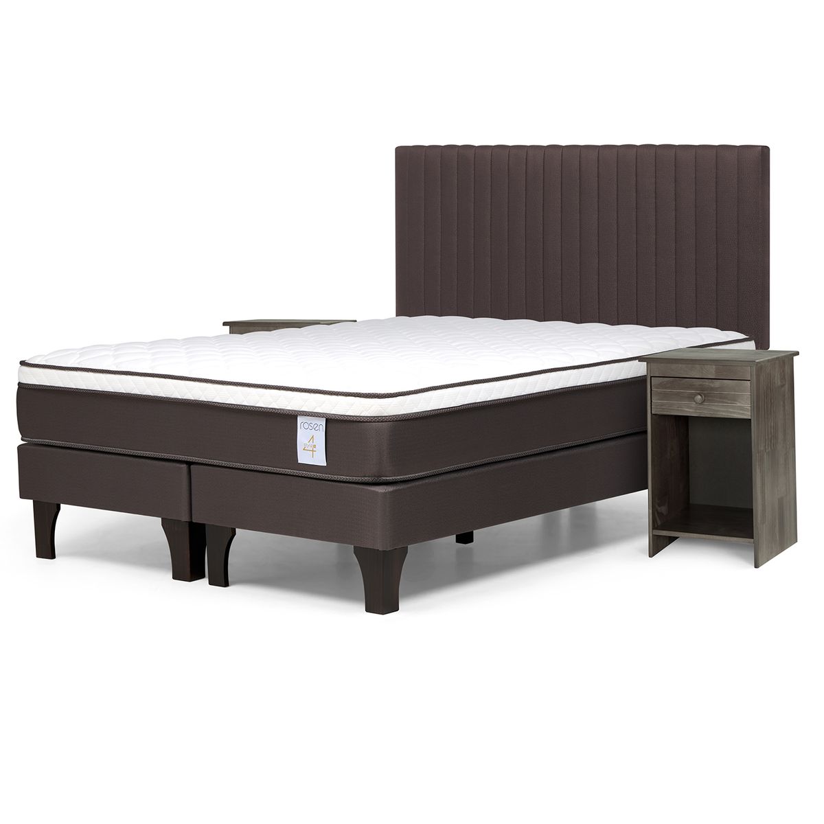 ROSEN - Cama Europea New Style 4 Plus 2 plazas Muebles Lucio