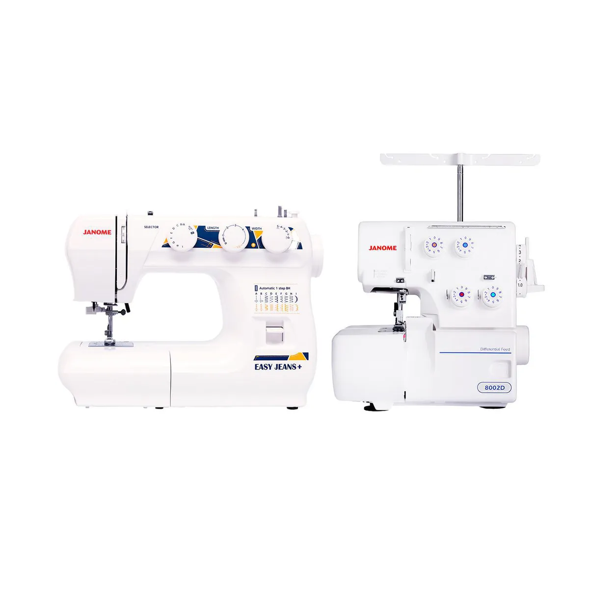 JANOME - Máquina de coser Pack EasyJeans+/8002D