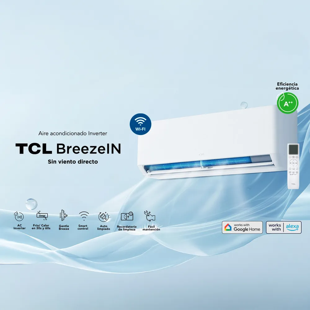 TCL BreezeIN 24000 BTU Frío/Calor Inverter Wi-Fi, foto 2