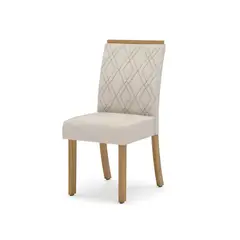 HOME MOBILI - Conjunto 2 Sillas Victoria Beige 95x44x52 cm