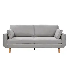HOME MOBILI - Sofá 3 cuerpos Denver 200x86x86 cm Gris