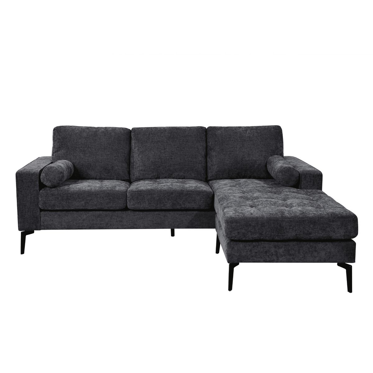 HOME MOBILI - Sofá 4 cuerpos Baltimore 210x86x159 cm Gris