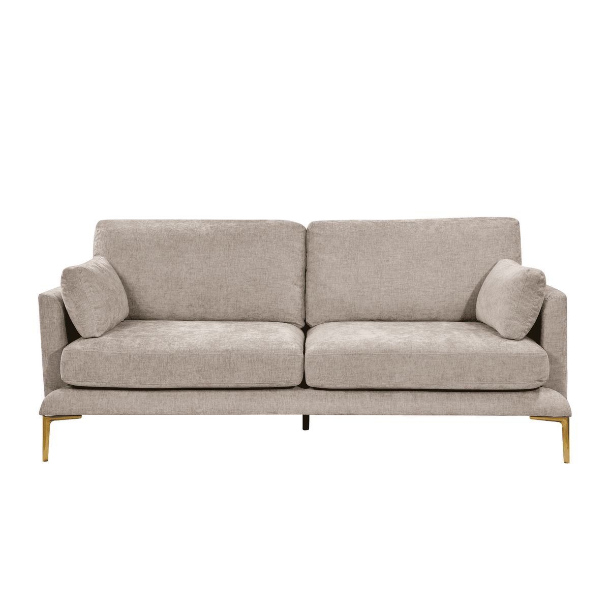 HOME MOBILI - Sofá 3 cuerpos Portland 201x85x87 cm Beige