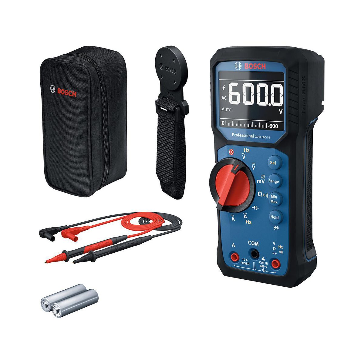 BOSCH - Multímetro Digital TRMS Bosch GDM 600-15 + gancho magnético
