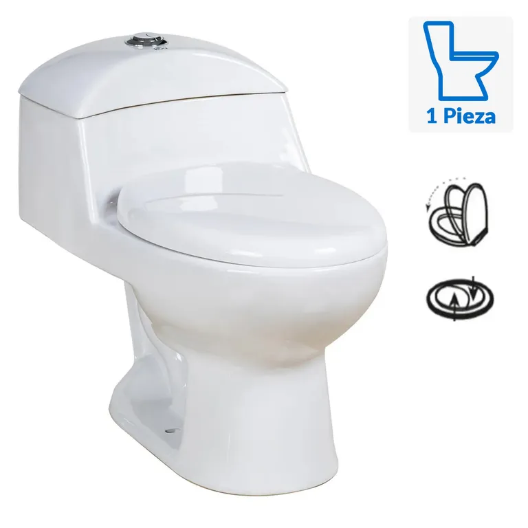 Sanitario One piece a Piso 30,5 cm 11 Litros OLIMPIA Blanco
