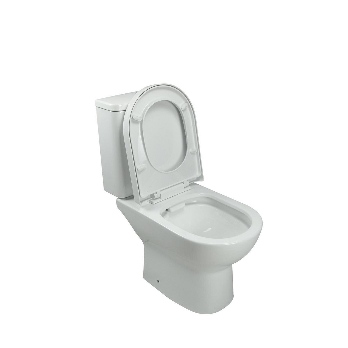 KLIPEN - Sanitario Two piece Dual Múltiple 6 Litros ATENAS Blanco