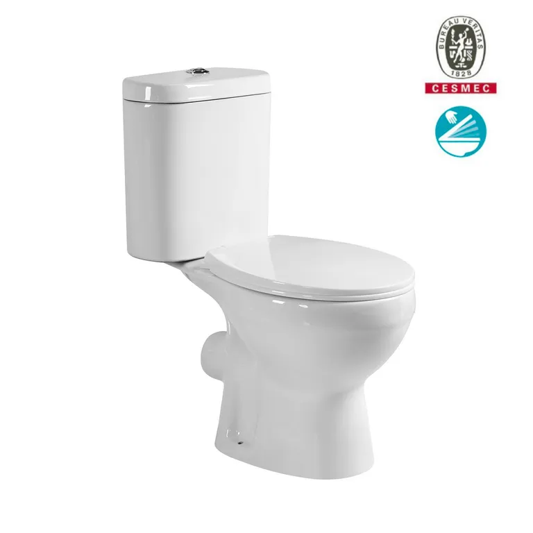 Sanitario Two piece a Muro 18 cm 11 Litros OLIMPIA Blanco