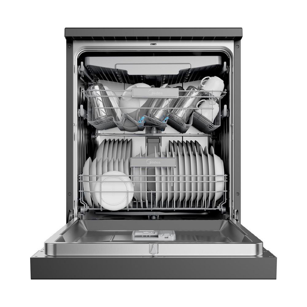 Midea MDWEF1533GBS 15 Cubiertos Black Inox, foto 2
