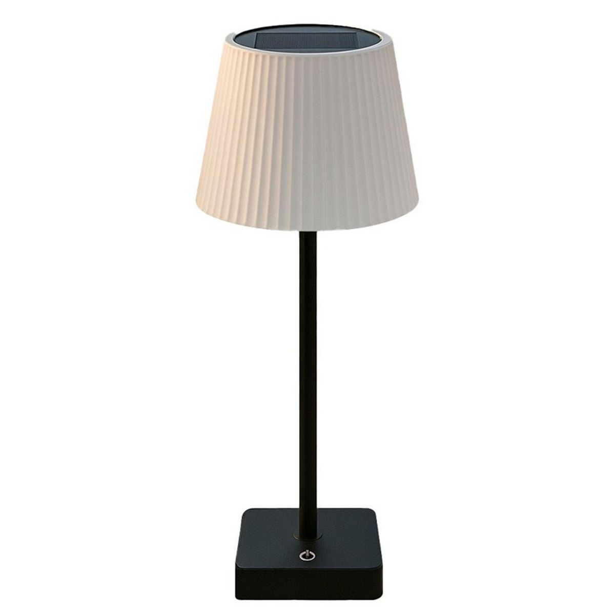 MEGABRIGHT - Lampara mesa Led Touch negra solar
