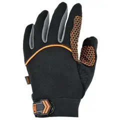 UBERMANN - Guantes de Poliéster L Negro