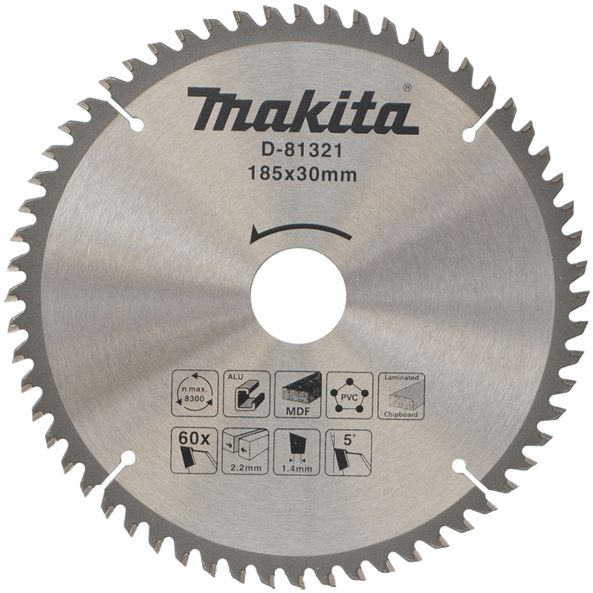 MAKITA - Disco De Sierra 7-1/4" 60D Multimaterial