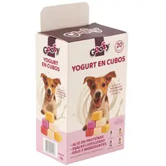GOOFY - Snack para perros para Perro Todas las edades Sabor a Yogurt natural, arándanos, calabaza y leche de cabra