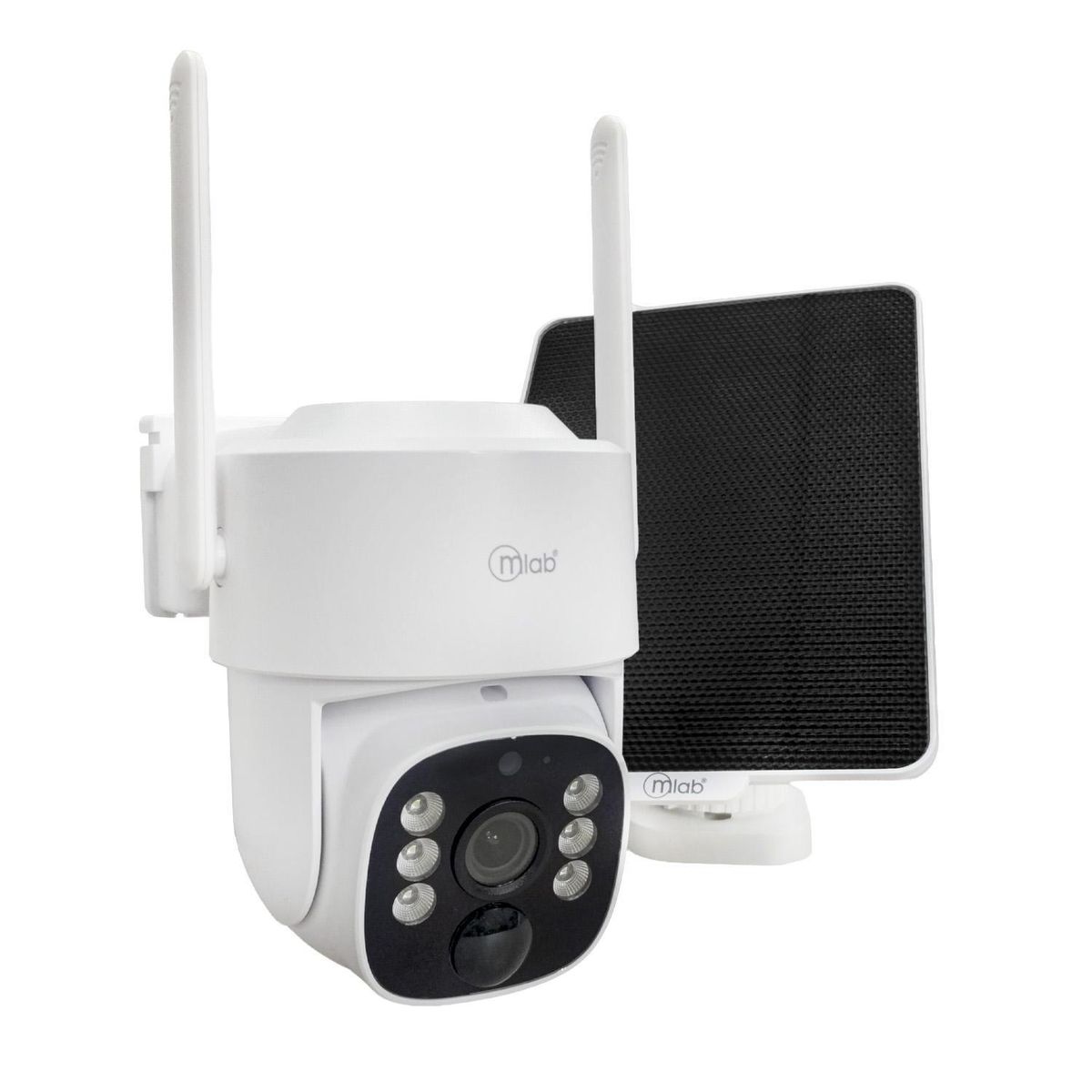 MLAB - Camara IP Solar Head Vision 1296P Bateria Wifi Outdoor Ip67