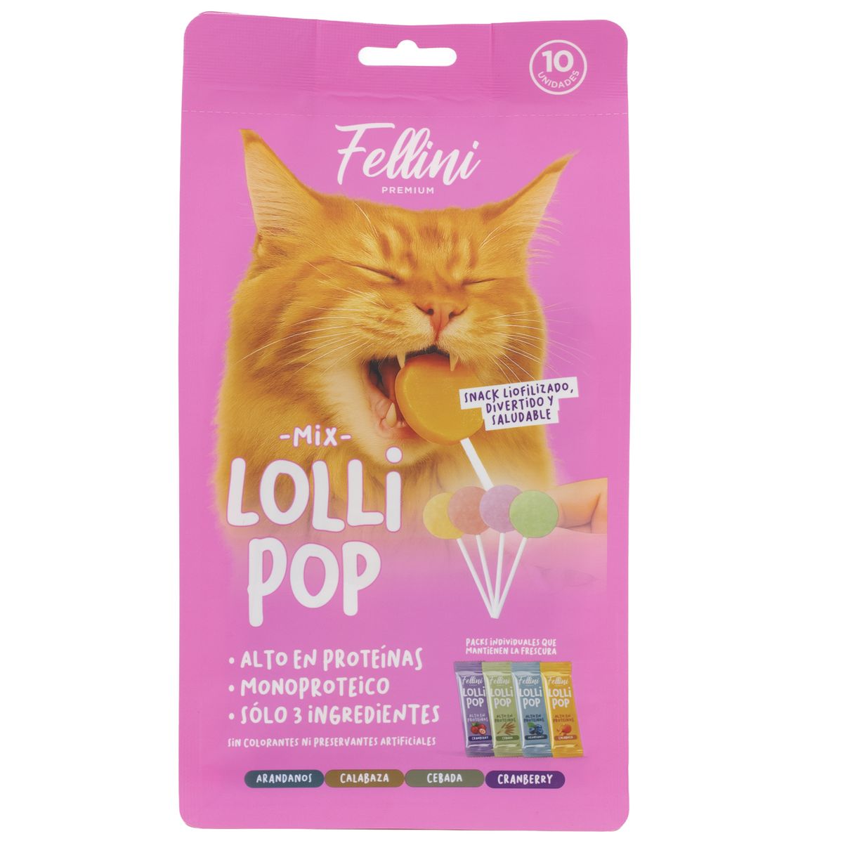 FELLINI - Snack para gato para Gato Todas las edades Surtido 