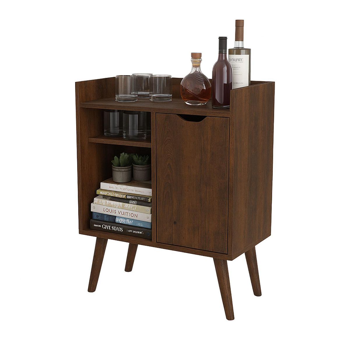 Aparador/Bar Buffet Rústico 60x34.8x78.5 cm, marca TECNOMOBILI - Foto Principal