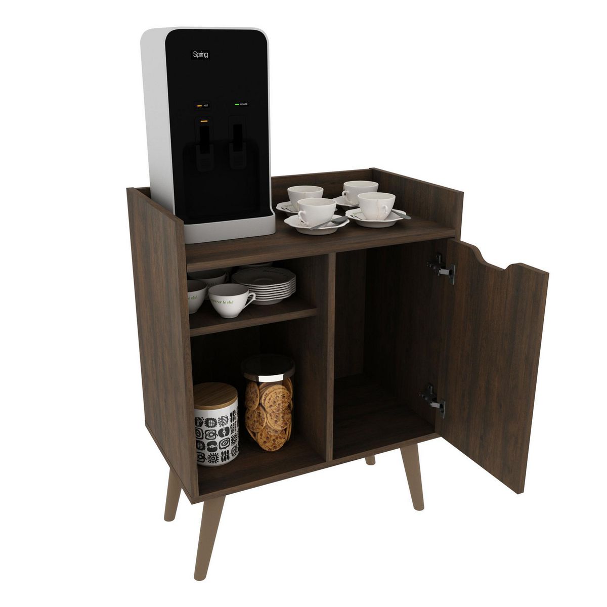 Aparador/Bar Buffet Rústico 60x34.8x78.5 cm, marca TECNOMOBILI - Foto 2