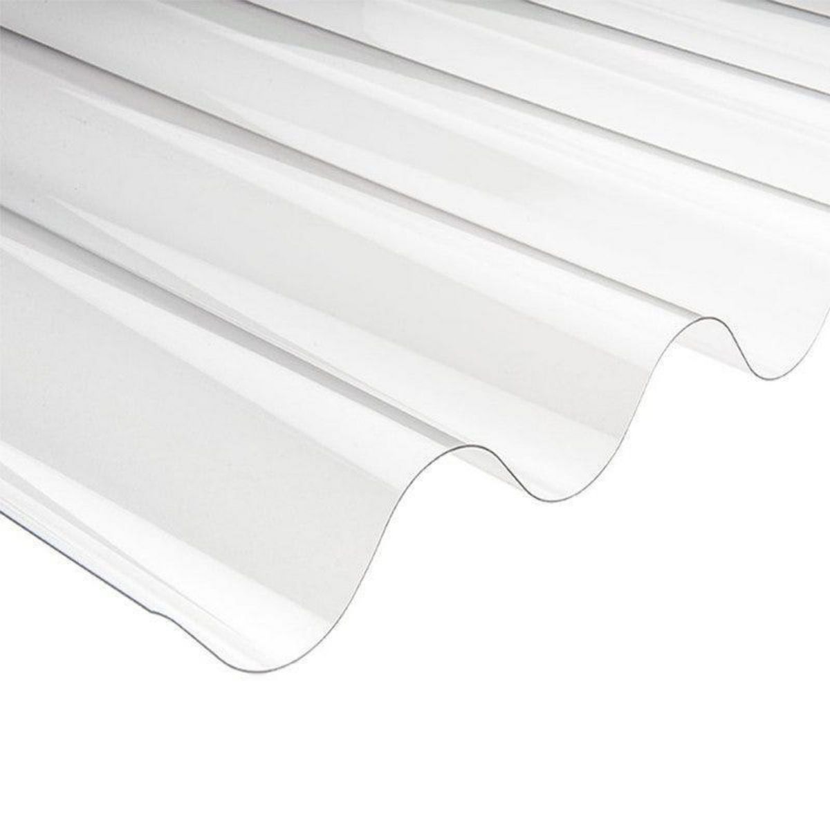 Plancha Policarbonato Policarbonato Ondulada 0.5 mm 81x300 cm Transparente, marca FEMOGLAS - Foto Principal