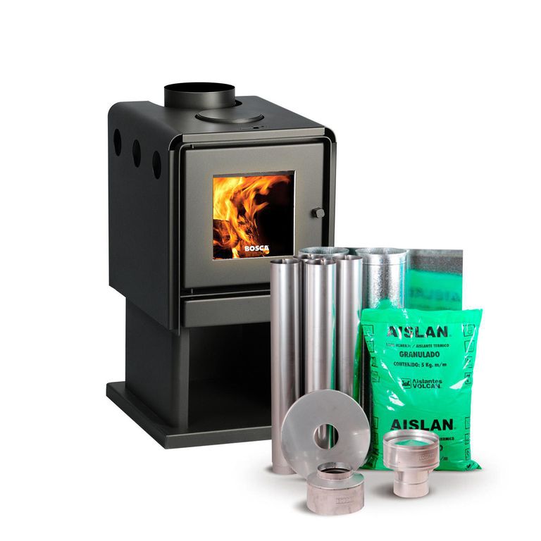 Calefactor Leña Multibosca 350 Charcoal