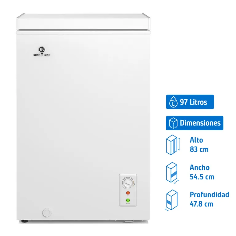 MADEMSA Freezer Horizontal 97 Litros Blanco H100