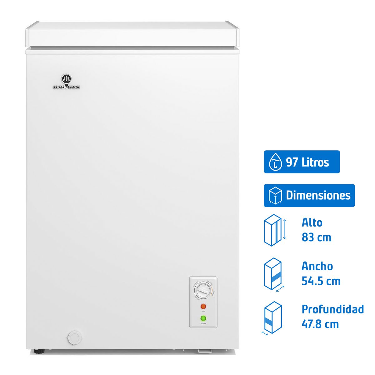 MADEMSA - Freezer Horizontal 97 Litros H100