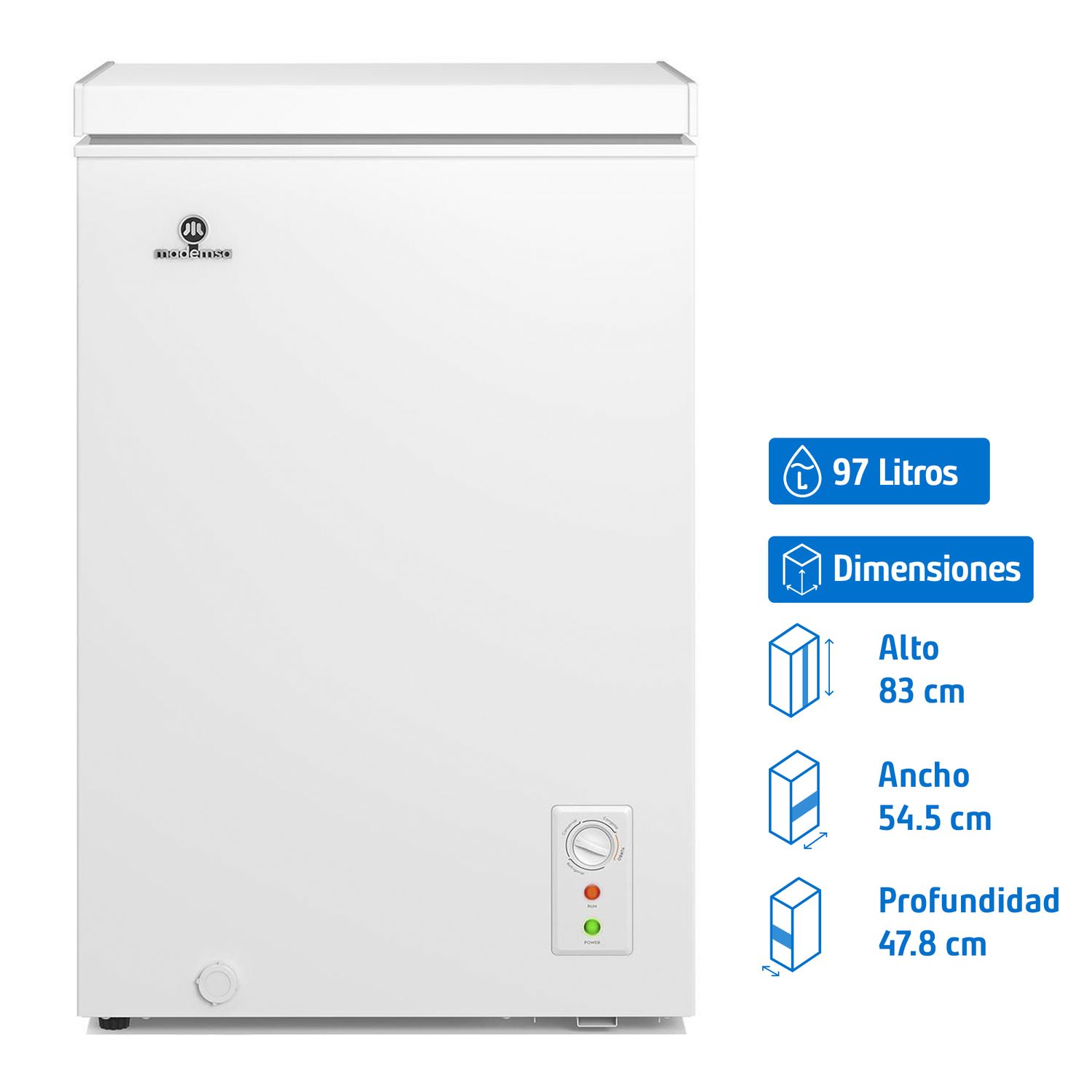 MADEMSA Freezer Horizontal 97 Litros H100 | Falabella Chile