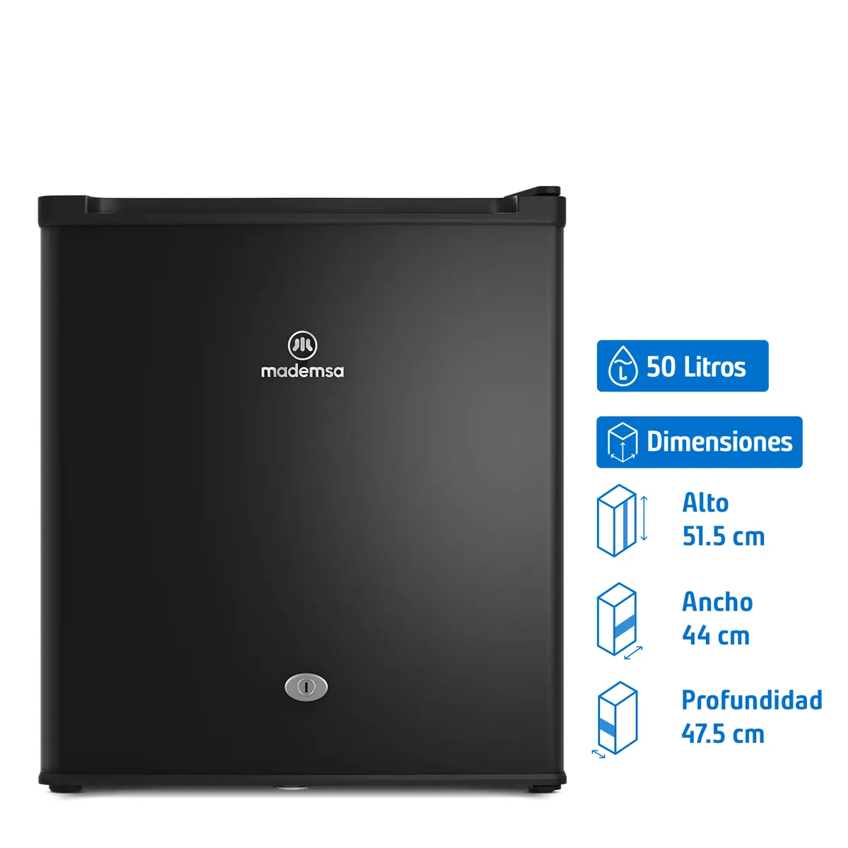 MADEMSA - Frigobar 50 Litros MMB 50 BLK