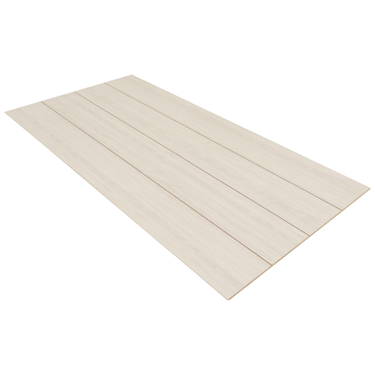 MDF Ranurado Castaño Blanco 5.5 mm 122x244 cm, marca MASISA - Foto 2
