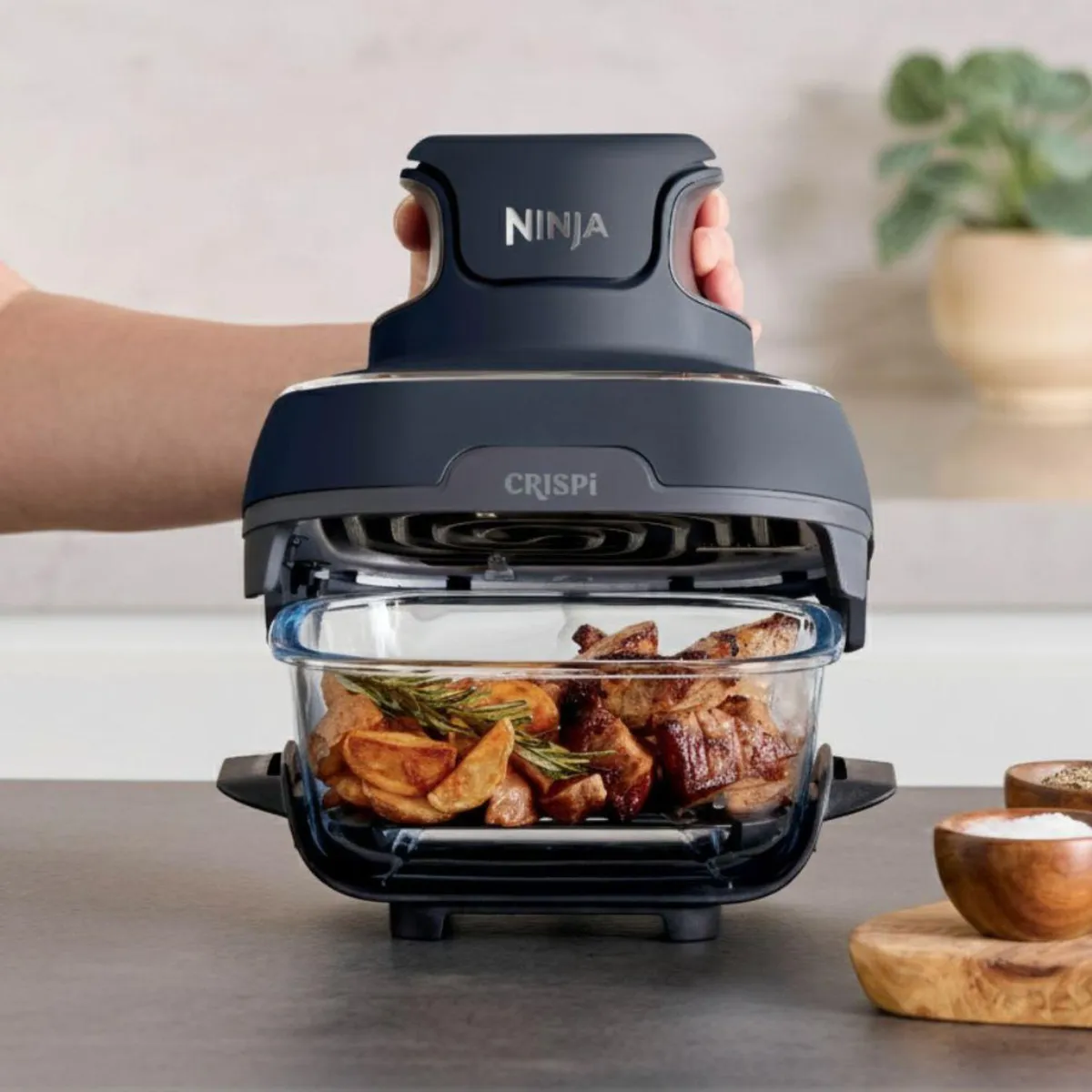 NINJA - Freidora de Aire Crispi 4 en 1 3.8 Litros FN101EUGY