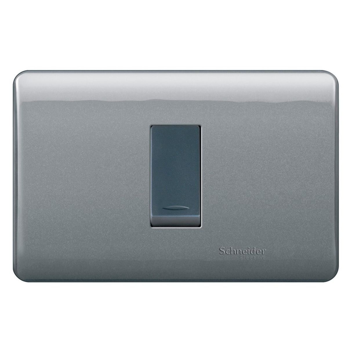 SCHNEIDER ELECTRIC - Placa Genesis Armada Con Interruptor 9/12 16A 250V - Humo