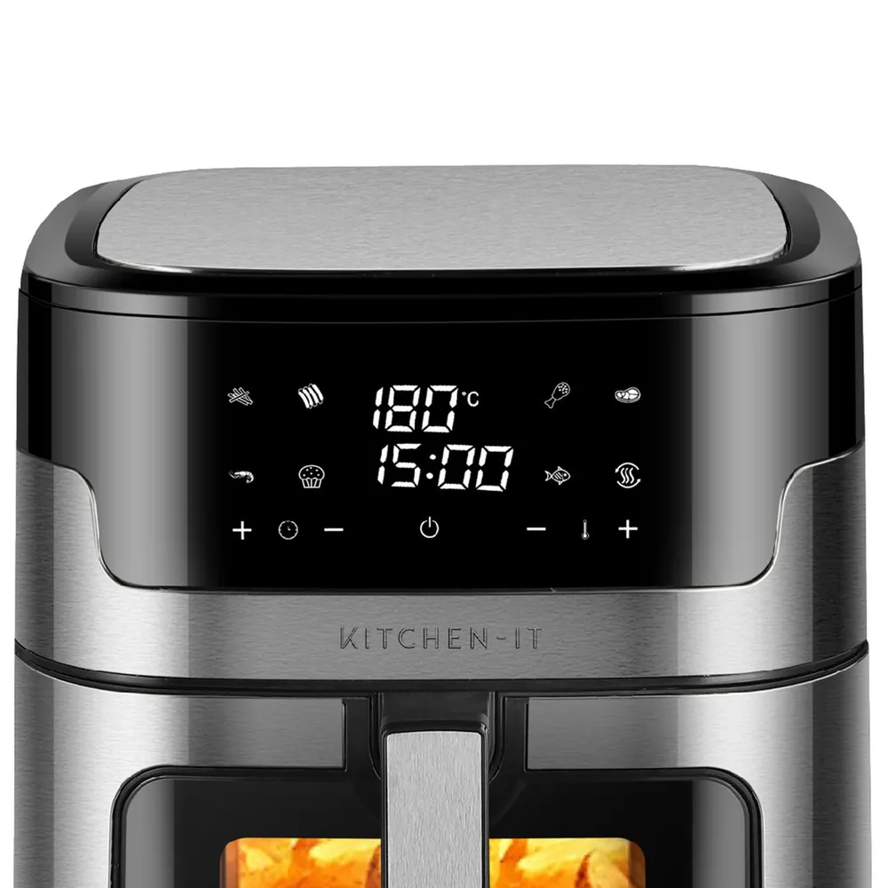 Kitchen-it Luxe Edition 8 L Negro y Plateado, foto 10