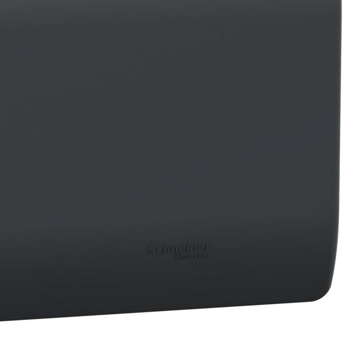 SCHNEIDER ELECTRIC - Placa Genesis Ciega Con Soporte - Black